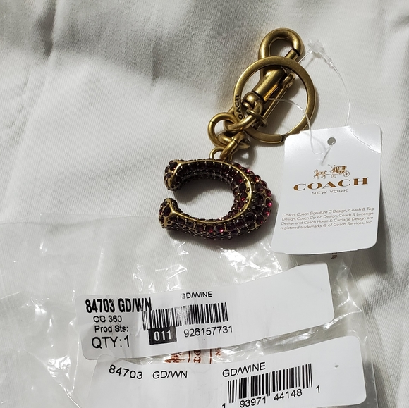 Coach Signature C Bag Charm - Picture 5 of 5